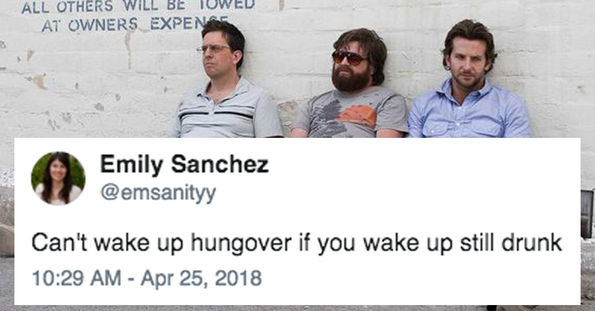 23 Hilarious Hangover Jokes You Can't Help But Laugh At