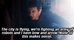 Image result for i have a bow and arrow none of this makes sense