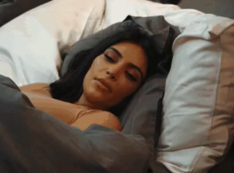 The phone woke kim up she. Ким Кардашян спит. Kim Kardashian in Bed. Мем Кардашьян под одеялом. Kim Kardashian ray j.