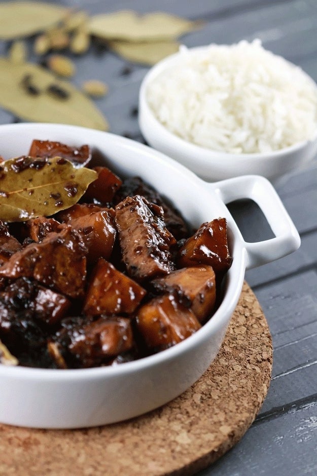 Pork Adobo and Rice