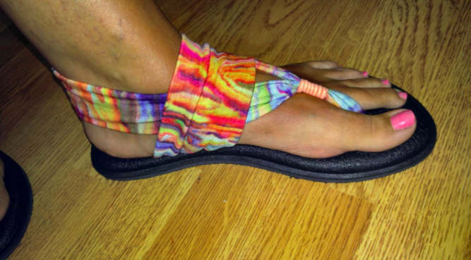 best flip flops for heel spurs