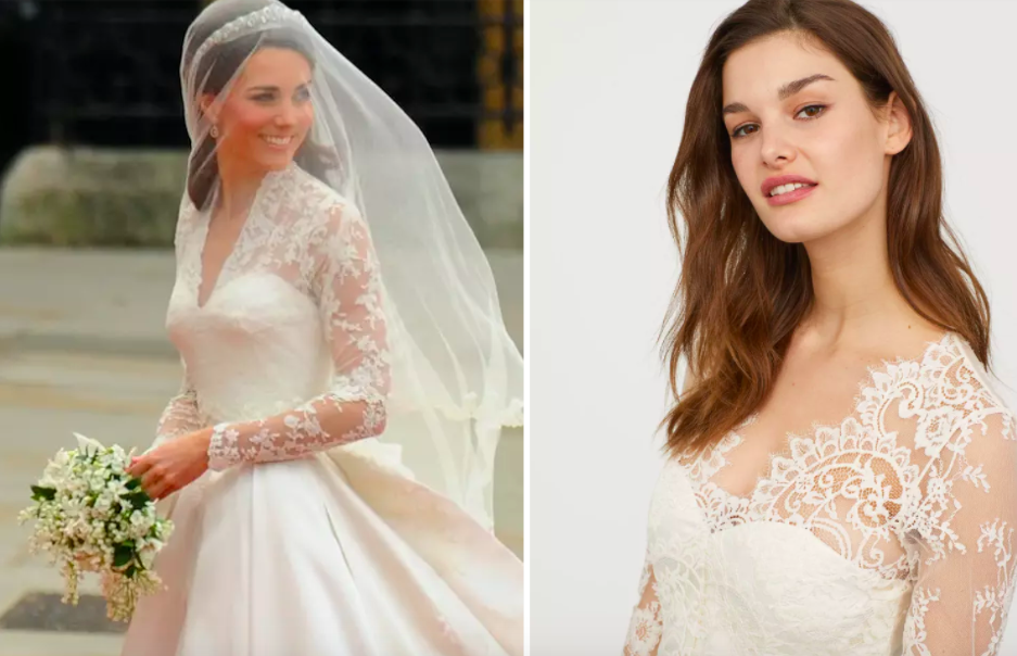 H&amp;M A Knockoff Of Kate Middleton's Wedding Dress, Beautiful
