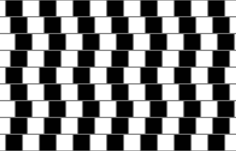 実は この2枚はまったく同じものなんです 錯視画像を疑ってみた