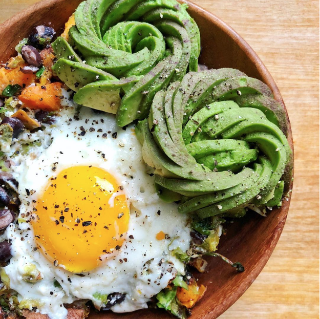 Sweet Potato and Spinach Breakfast Skillet