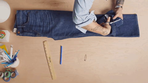 Check out more from J.Crew for how to cut your own jeans!Or if you're feeling lazy, get similar jeans from J.Crew for $125 (available in sizes 23-32).