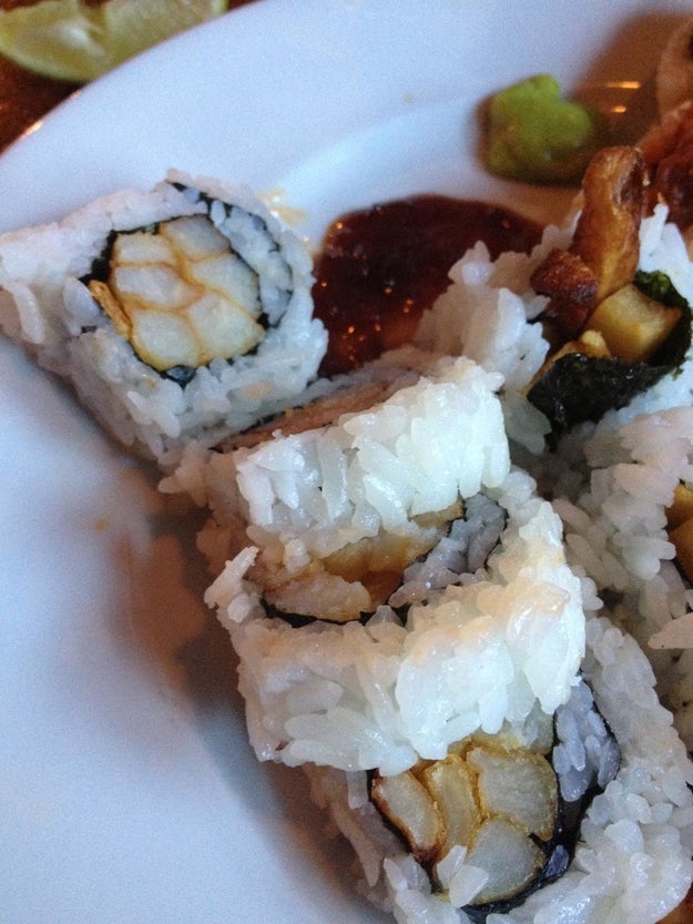 This french fry sushi which takes two amazing things and makes something terrible.