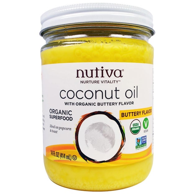 This organic coconut oil that tastes like you're cooking with butter.