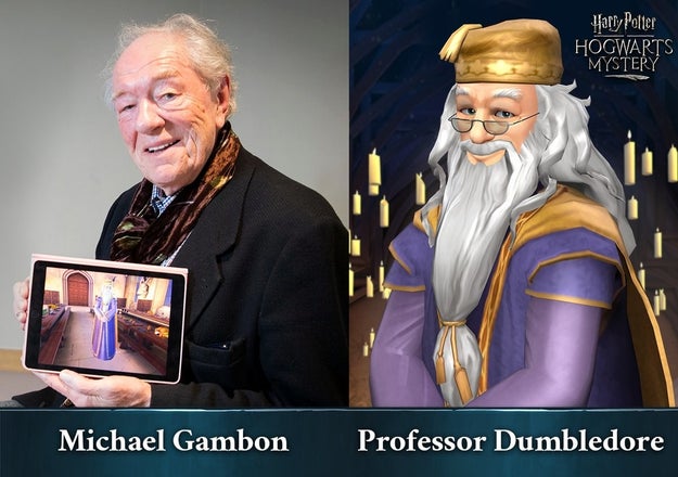 Michael Gambon (Professor Dumbledore)...