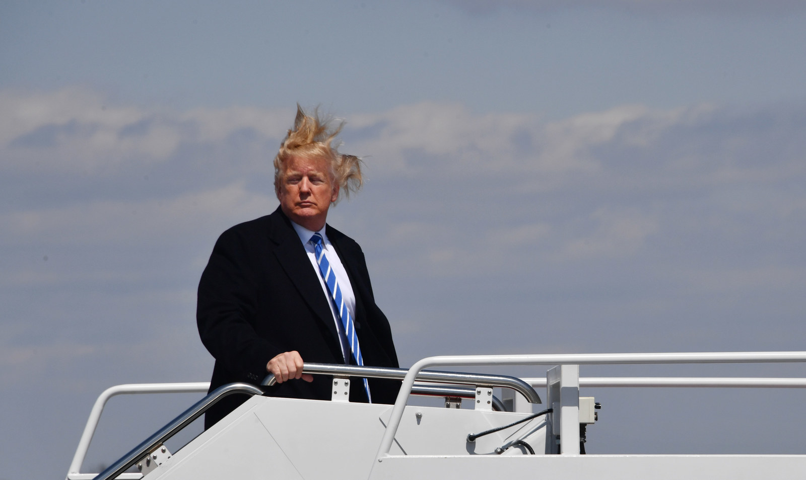 Toupee blowing 2024 in the wind