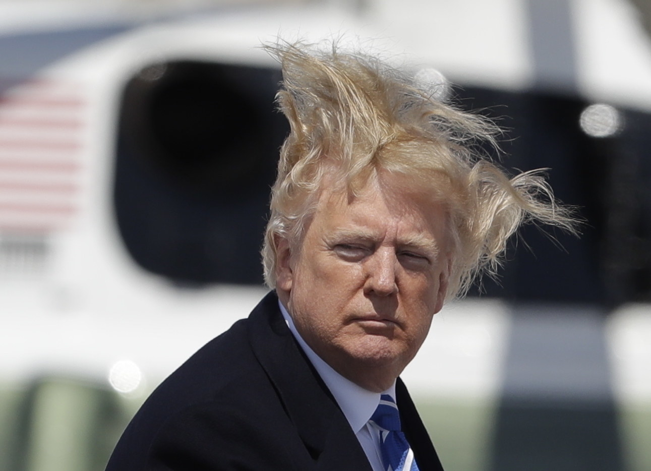 トランプ大統領の髪型はやっぱりカッコイイ