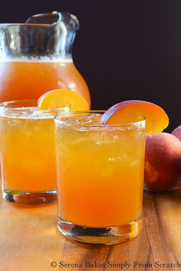 Peach Whiskey Iced Tea