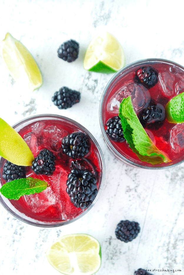 Blackberry Lime Mint Julep