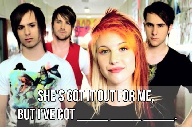 Only A True Emo Kid Can Complete These Lyrics