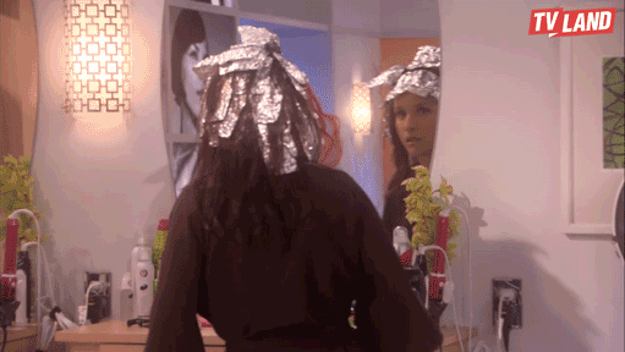 Or maybe you wanted blonde highlights, but your color took a turn for the worse, making you look like a pink troll.