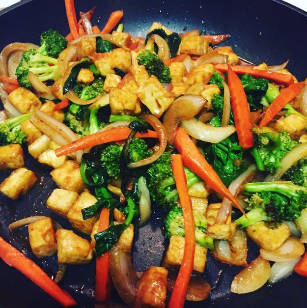 Tofu and Veggie Stir Fry