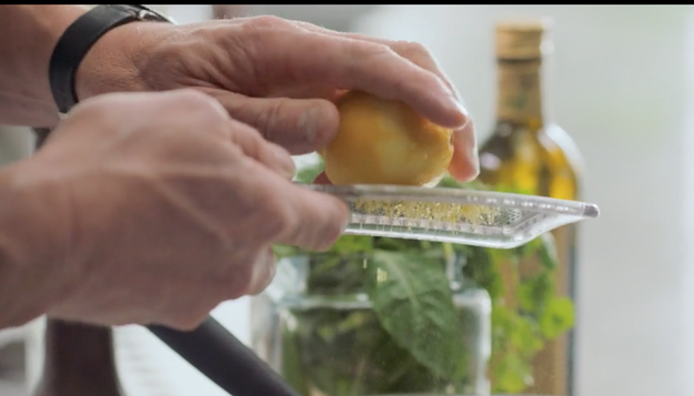 Some lemon zest will brighten up rock salt.