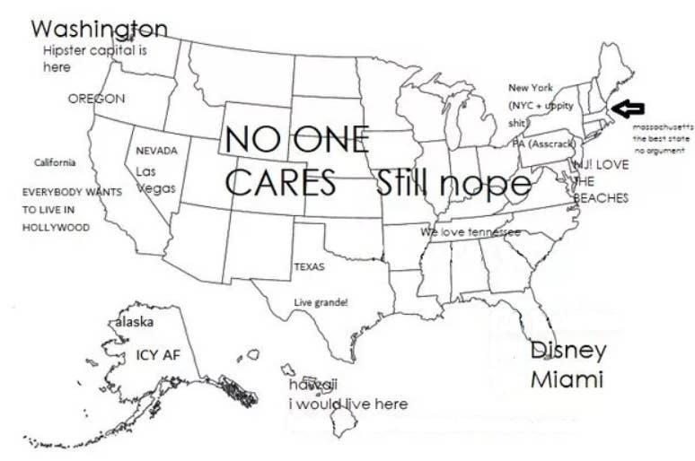 People From Around The World Tried Labeling All 50 States From Memory And It S So Bad