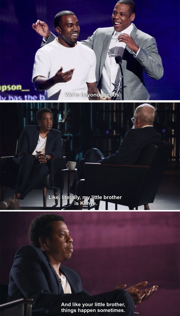 He also addressed his falling out with Kanye West, how he views him as a little brother, and how he stood on a table during one of their recording sessions and shouted, "I am the savior of Chicago!"