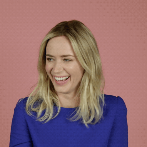 33 Very Important Rapid-Fire Questions With Emily Blunt - 500 x 500 animatedgif 1870kB