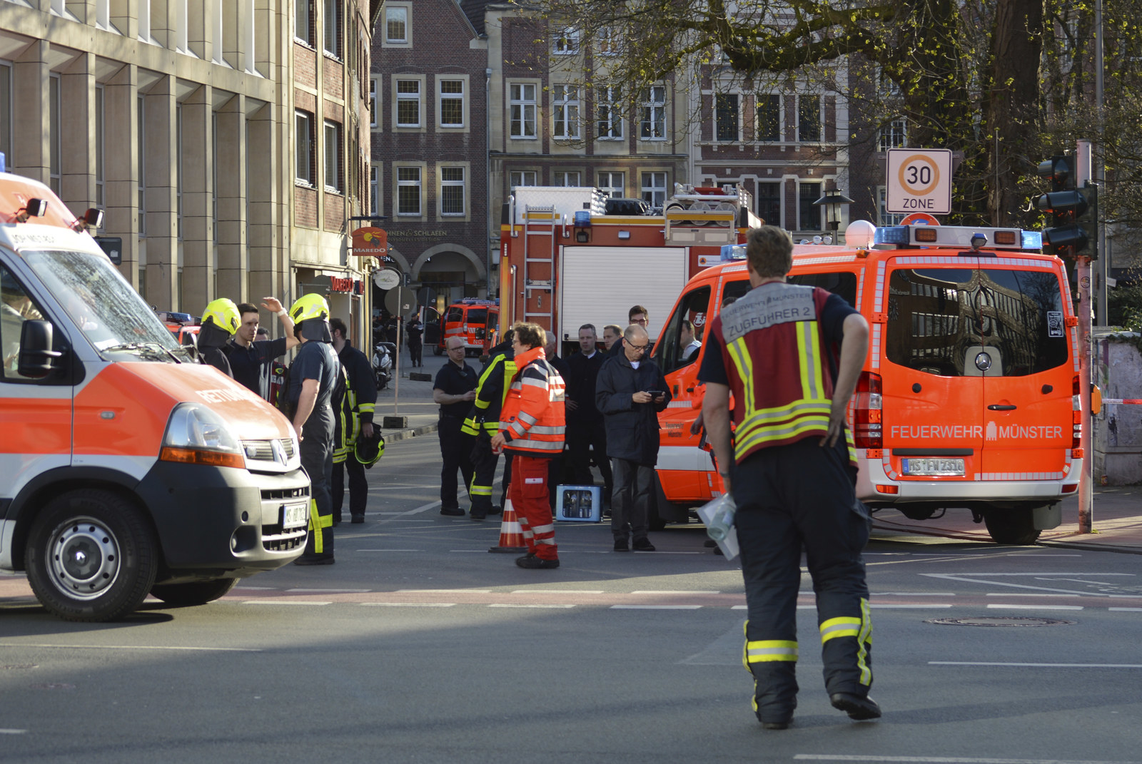 A Vehicle Has Struck A Crowd In The German City Of Muenster, Leaving ...