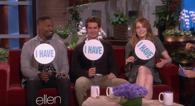 So have Emma Stone, Jamie Foxx, and Andrew Garfield.
