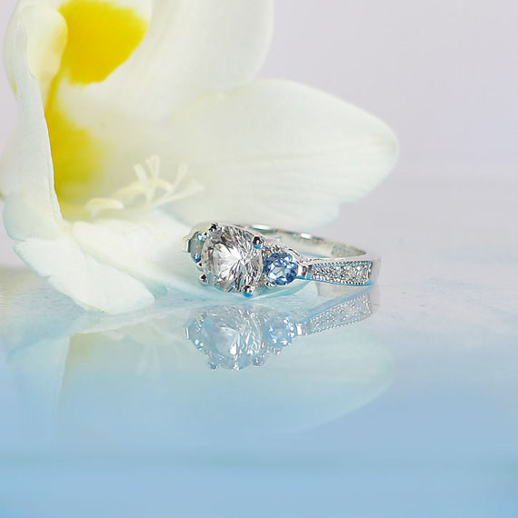 Non-Diamond Engagement Rings • Herkimer Diamond Rings and Herkimer Diamond  Jewelry: Green Gem Company
