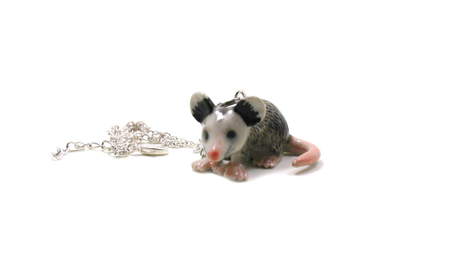 opossum earrings