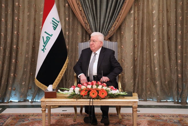 This guy, Fuad Masum, is the current office holder, having taken up the job in 2014. If our math checks out, that means he's still eligible to be president once again.