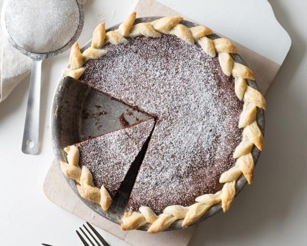 Mexican Chocolate Fudge Pie