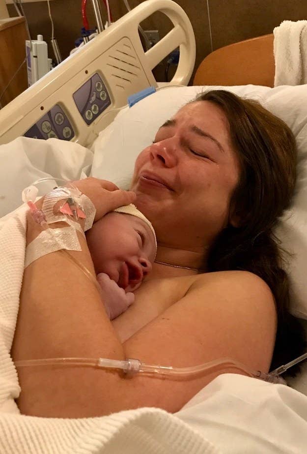 "The most emotional moment of my life was the first time I held my son. I hadn’t slept for two days, hadn’t eaten in 23 hours, and couldn’t have been happier."—jessyv3