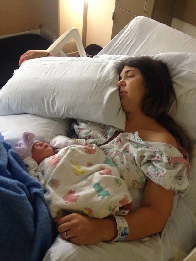 "This was a few hours after giving birth."—kaitlinw4bac4cef6