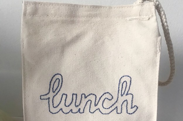 organic cotton lunch bag