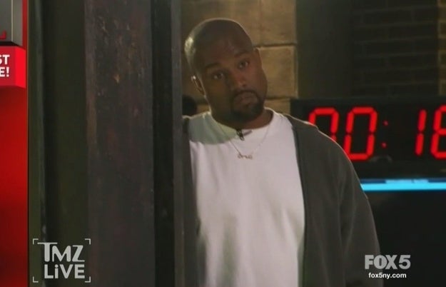 Kanye's face as he was being schooled said it all.