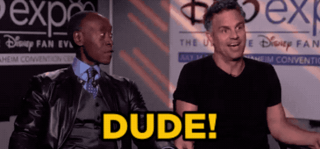 ...and for a moment, Don Cheadle was, uhhhh, not happy about it: