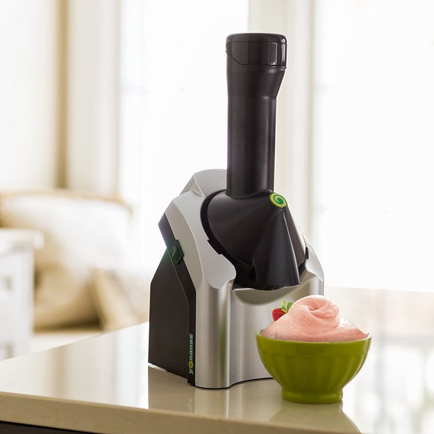 A fruit soft-serve maker, if you're looking for a healthy and easy dessert that utilizes the produce you already have hanging around the house.