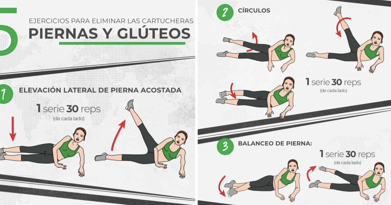 Ejercicios para deals quemar cartucheras