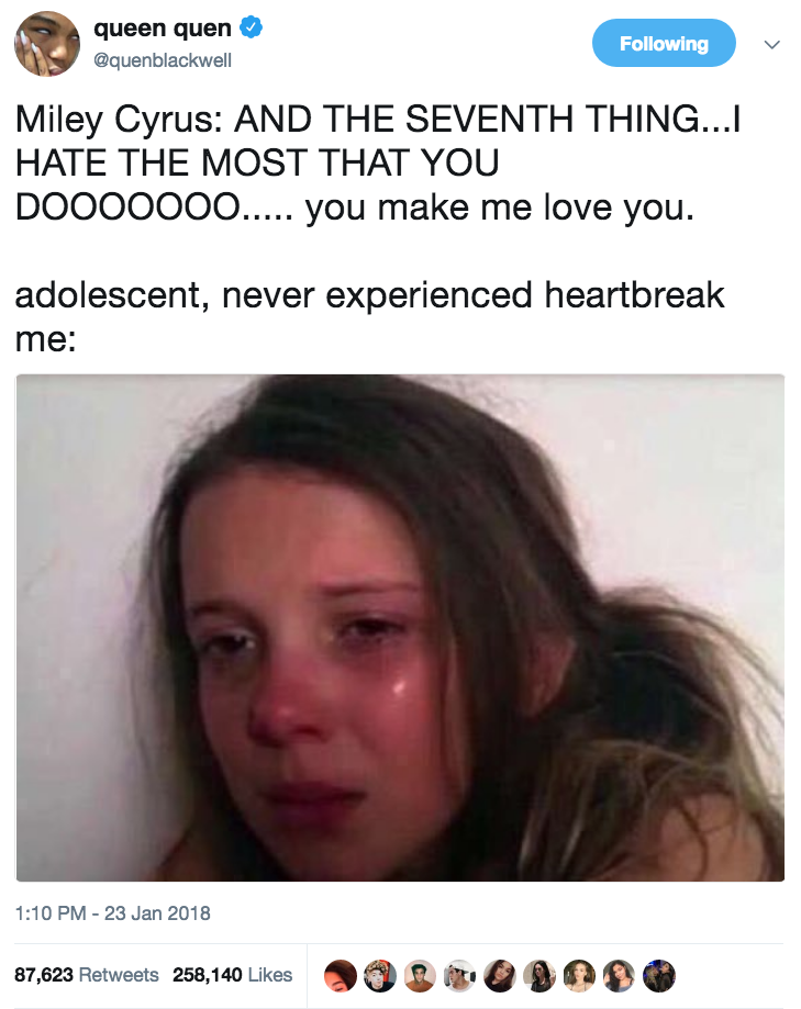 headphones crying listening to music meme