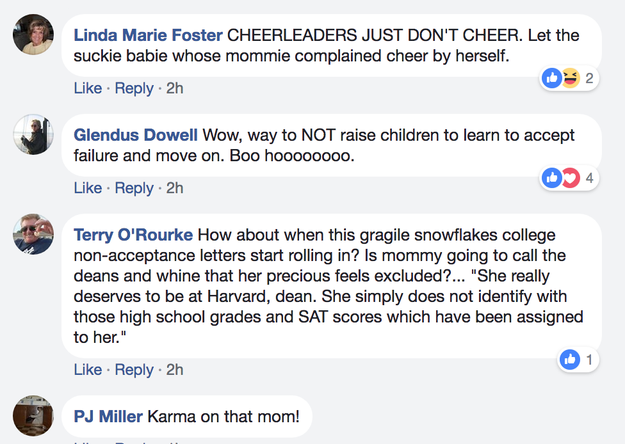 On Facebook, critics are flooding the school's page with comments about the policy breeding "fragile snowflakes" and not teaching kids to "accept failure and move on."