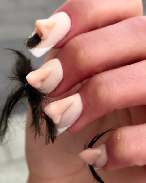 Here's A Ridiculously Easy Way To DIY Negative Space Nail Art