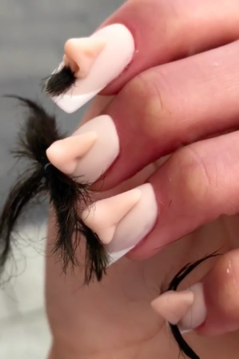 This Nail Art Looks Like Actual Human Teeth And It S Bizarrely