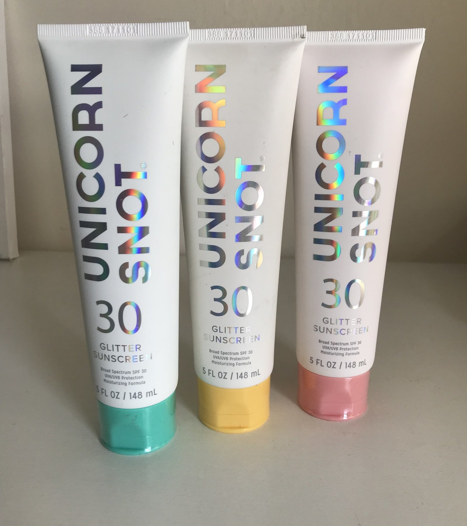 Unicorn Snot Glitter Sunscreen Product Review