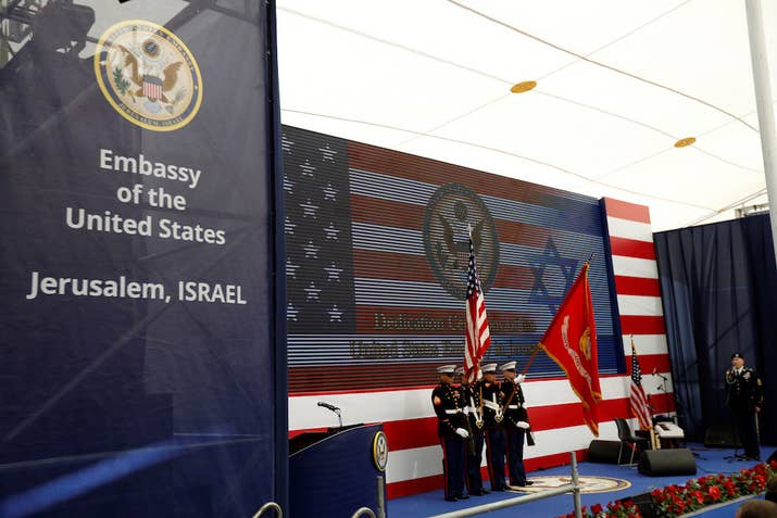 Ù†ØªÙŠØ¬Ø© Ø¨Ø­Ø« Ø§Ù„ØµÙˆØ± Ø¹Ù† â€ªpictures US opens Jerusalem embassy on 'great day for peace' as dozens of Palestinians shot deadâ€¬â€