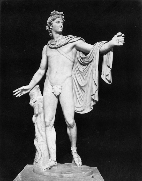 a statue of Apollo