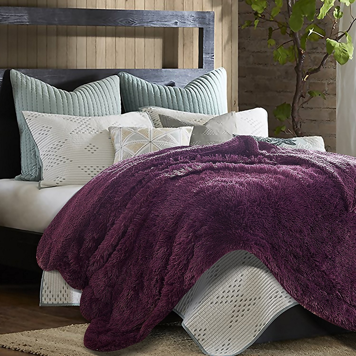 In addition to being super cozy, it's also machine washable and hypoallergenic! Promising review: "Un-freaking-believable! My family fights over this blanket. It's like being wrapped in a silky, feathery, warm cloud! It's even soft on both sides. It's like chicken noodle soup for your body. Because my family kept fighting for it, I bought the queen size in white for my bed. It doesn't shed and it has the most luxurious feel but at an inexpensive price. It's a steal!" —Melinda DeasGet it from Amazon for $27.99+ (available in three sizes and twenty colors).
