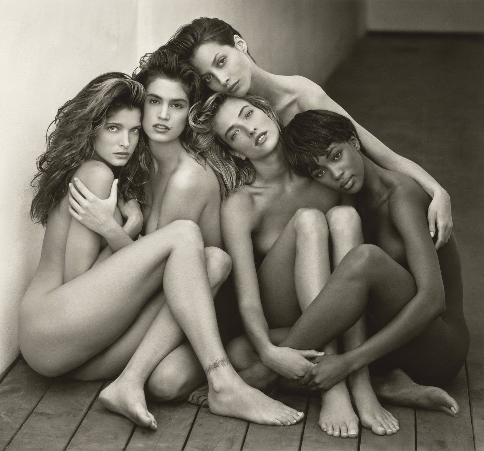 &quot;Stephanie, Cindy, Christy, Tatjana, Naomi,&quot; Hollywood, 1989.