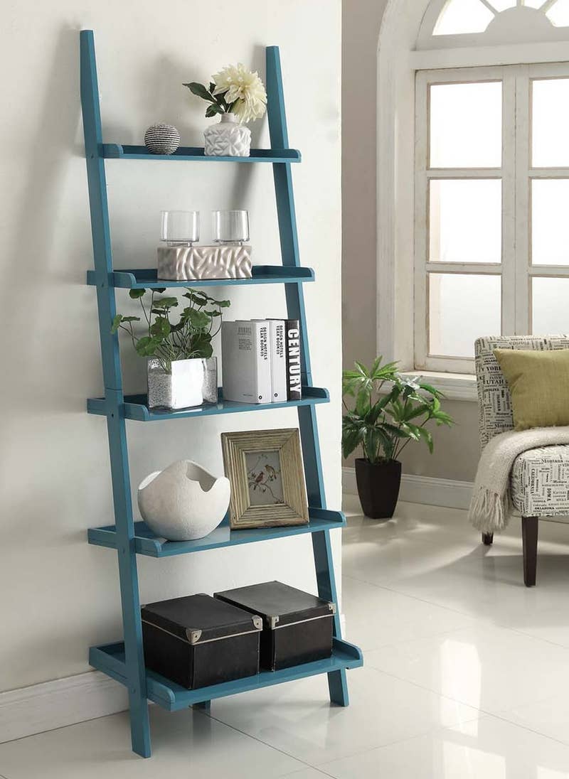 Promising review: "This fits into my small studio wonderfully, and now holds my printer and technical items, along with tons of art supplies. And the best news is the tiny bit of floor space it takes up. Plus it looks good! It was relatively easy to set up, despite not-so-simple diagrams. As a retired forms designer, I was itching to redesign and simplify the directions. But love the product, and would buy it again." —CatWomanPrice: .63+ (available in four colors)