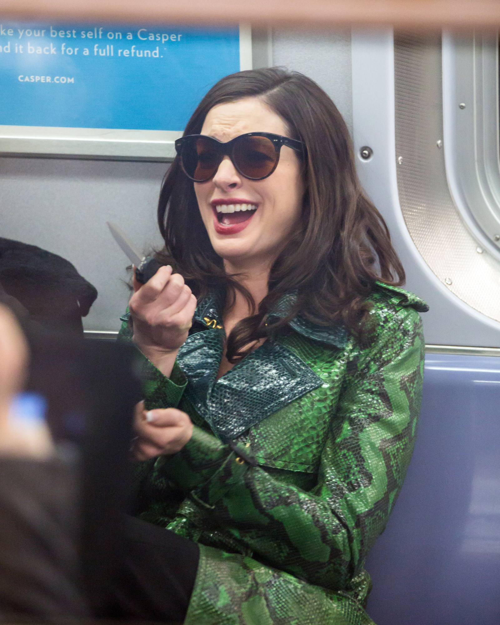 Anne Hathaway in Oliver... - Oliver Goldsmith Sunglasses | Facebook