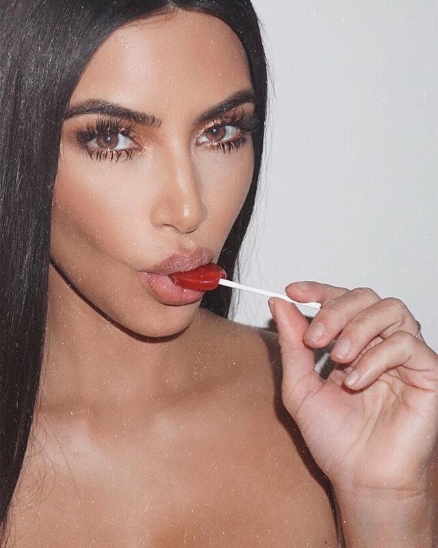 Instagram Apologized to Kim Kardashian for Deleting Her Lollipop Post