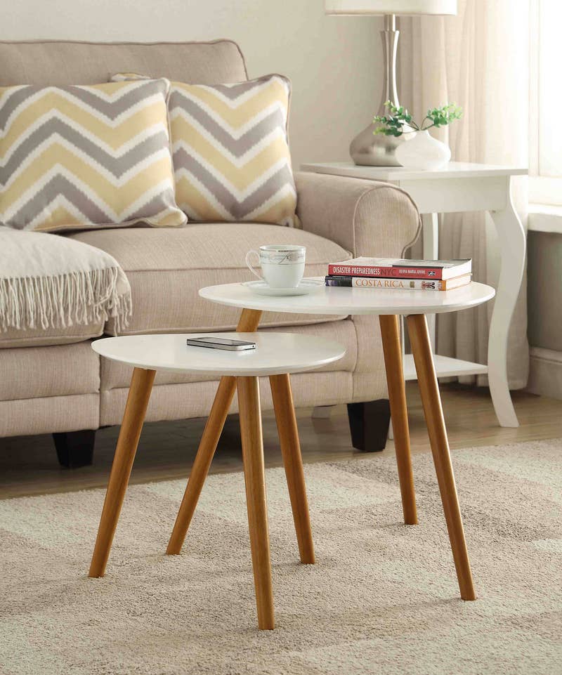 Promising review: "Love these nesting tables. Exactly what I needed for my living room. Small, but not too small. I can move them around where I need them, split them up or keep them together. Perfect for what I need." —PeggyPrice: .70+ (available in three colors)