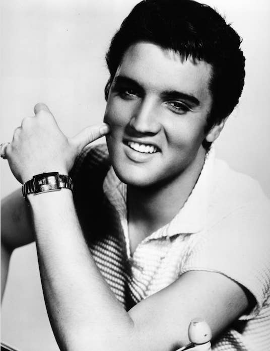 Elvis&#x27; former hair stylist revealed that his hair had to be dyed every two to three weeks in order to maintain his iconic jet-black shiny look.– sharonshanae16